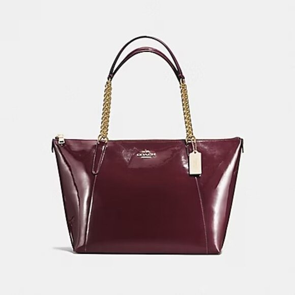 Like New Coach Ava Genuine Leather Handbag Tote Purse - Picture 1 of 13